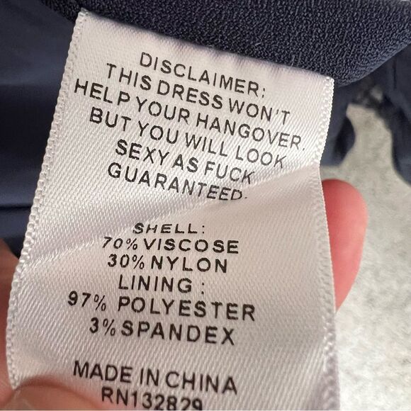 NWT Revolve x Chrissy Teigen Katsuya Mini Dress in Navy | Size XS - Picture 7 of 11